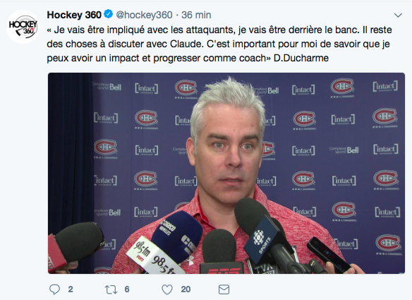 Joël Bouchard va s'occuper des défenseurs?