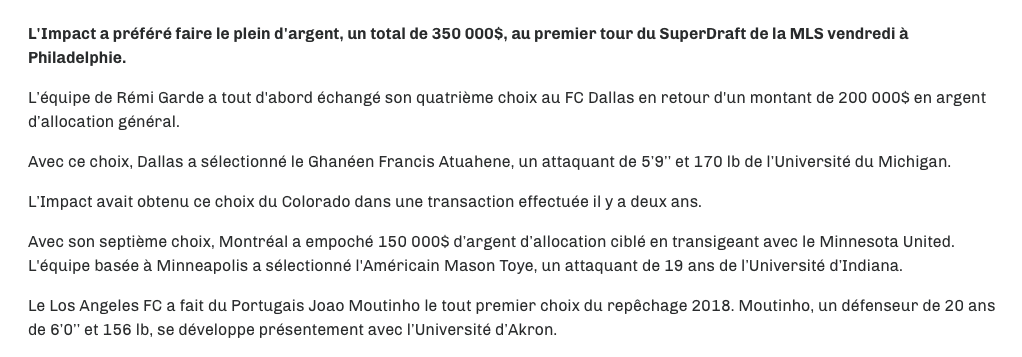  Joey Saputo a des problèmes de CASH?????? Il ne vend plus de FROMAGE?????