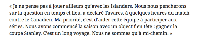 John Tavares commence à être comparé à Max Pacioretty...à un LÂCHE?