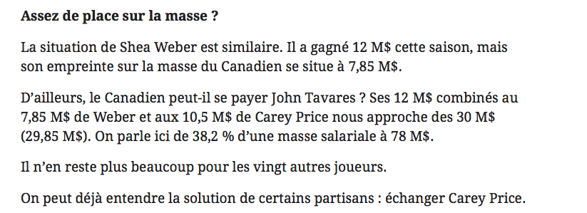 John Tavares commence à être comparé à Max Pacioretty...à un LÂCHE?