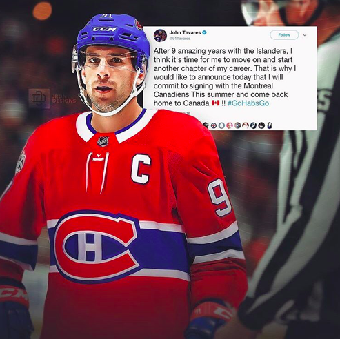 John Tavares viendra visiter Montréal avant de prendre sa décision..