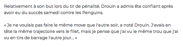 Jonathan Drouin a besoin de Claude Julien...et TI-CLAUDE a besoin de Joe...