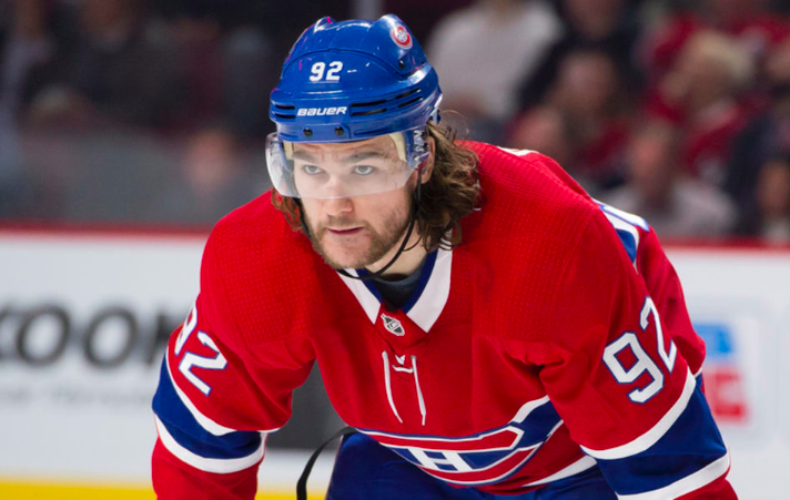 Jonathan Drouin commence à GOSSER ses coéquipiers...