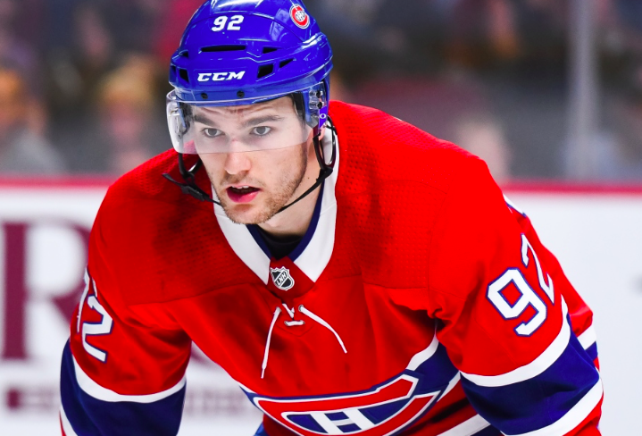 Jonathan Drouin dans les estrades...