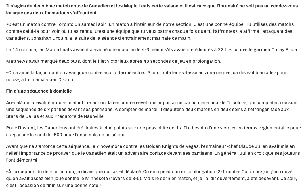 Jonathan Drouin DÉCLINE toutes les questions...