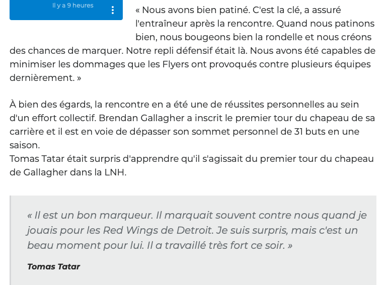 Jonathan Drouin doit prendre des notes...