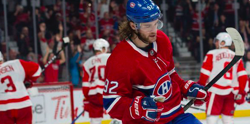 Jonathan Drouin est CONTENT CONTENT...