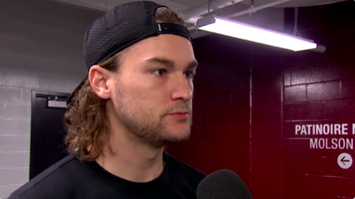 Jonathan Drouin est en campagne de promotion...