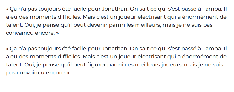 Jonathan Drouin est un ALL-STAR...