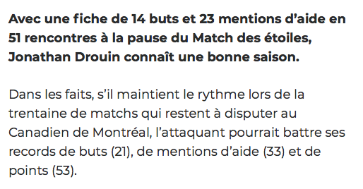Jonathan Drouin est un ALL-STAR...