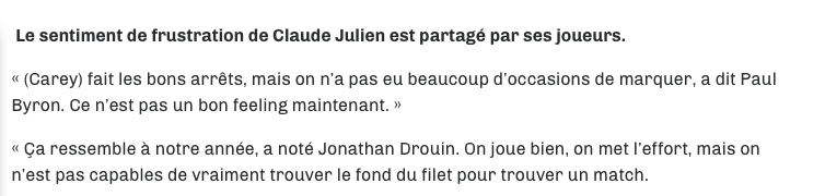 Jonathan Drouin n'a pas le droit...