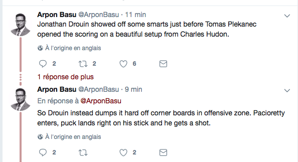 Jonathan Drouin TROP LOURD...
