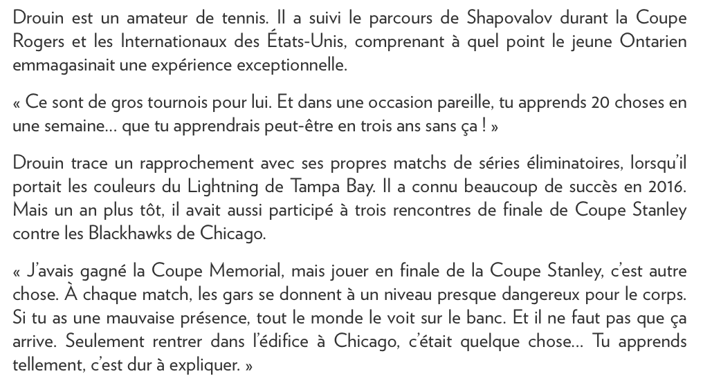 Jonathan Drouin...le SHAPOVALOV du hockey..