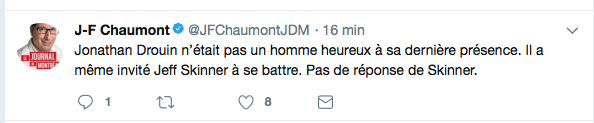 Jonathan Drouin...S'est RIDICULISÉ ce soir...