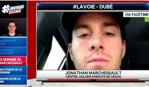 Jonathan Marchessault est en TA contre Dale Tallon...