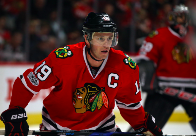 Jonathan Toews pour Carey Price...désolé les BOYS...
