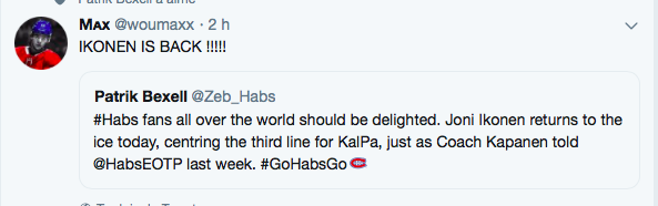 Joni Ikonen is BACK!!!!!