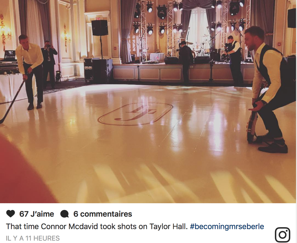 Jordan Eberle avait plus de coéquipiers à son mariage que Andrei Markov...