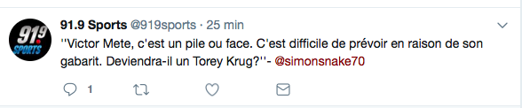 Jordan Staal et Torey Krug à Montréal?????