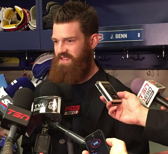 Jordie Benn a la solution pour le règlement sur les coups de bâton...