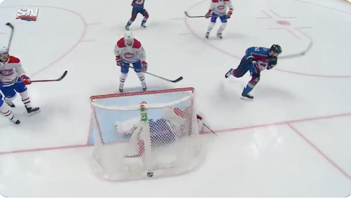 Jordie Benn avec Shea Weber...Ça donne ça...