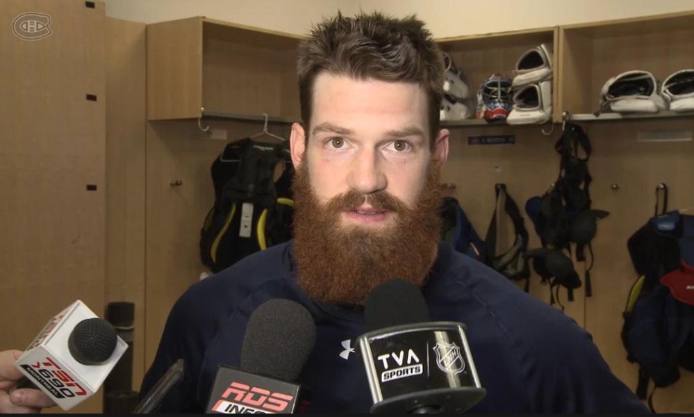 Jordie Benn n'a pas à MENDIER la place aux cotés de Weber.