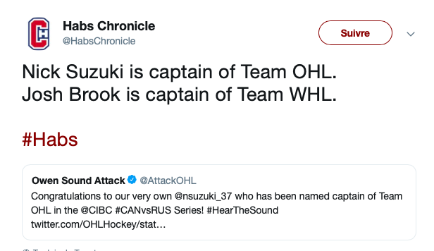 Josh Brook et Nick Suzuki font passer le CH à l'HISTOIRE!!!!!!