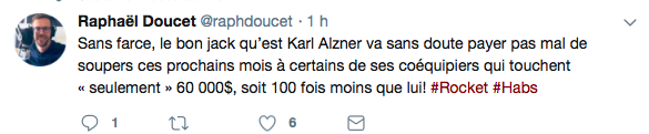 KARL ALZNER va PAYER des SOUPERS DELUXES!!!!!