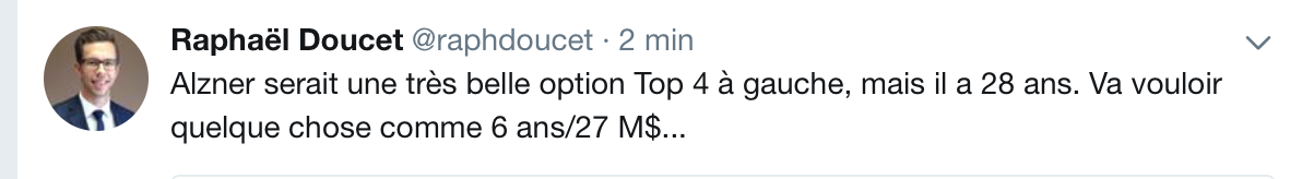 Karl Alzner vaut-il vraiment 4,5 millions ???