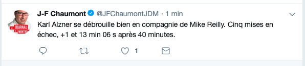 Karl Alzner...Connaît son MEILLEUR MATCH dans son ère MONTRÉALAISE...