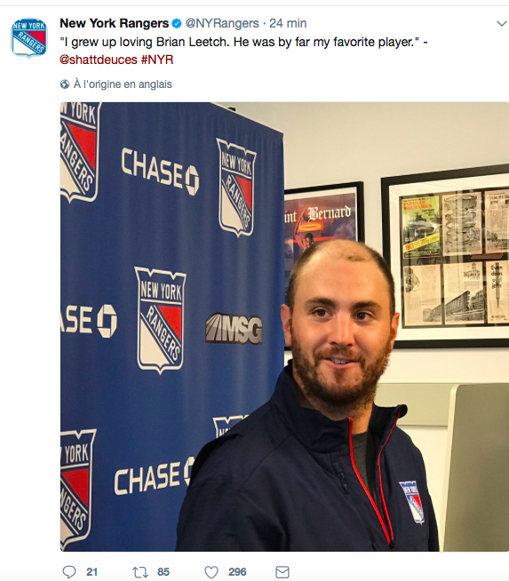 Kevin Shattenkirk vit son RÊVE à FOND de jouer pour l'équipe de son enfance...