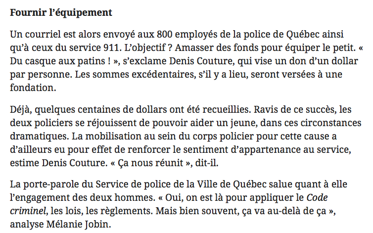 La belle histoire du jour...À faire pleurer...