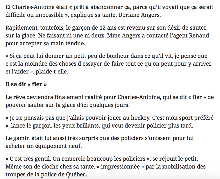La belle histoire du jour...À faire pleurer...
