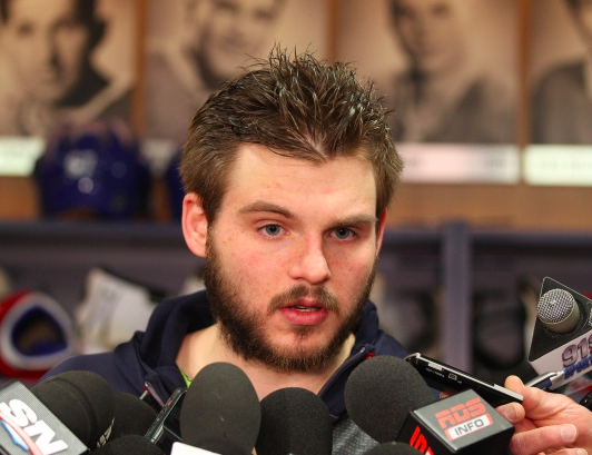 La blague d'Alex Galchenyuk aux journalistes fait encore jaser..