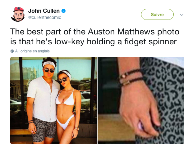 La CHIX d'Auston Matthews est une BOMBE...