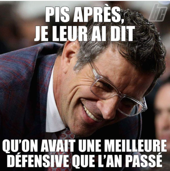 La citation de Marc Bergevin continue de faire rire..MAIS...