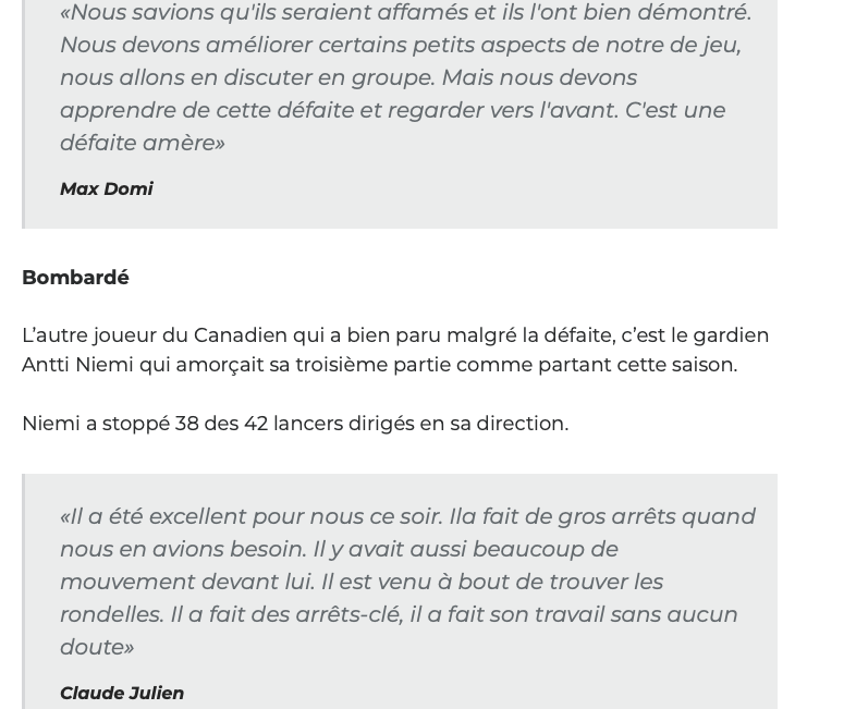 La différence entre Max Domi et Alex Galchenyuk....