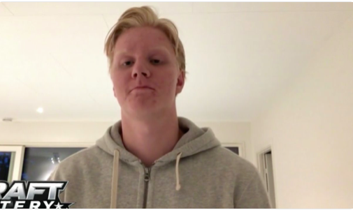  La face de Rasmus Dahlin en LIVE pour le repêchage..