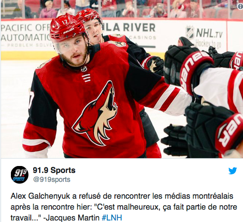 La famille d'Alex Galchenyuk...L'aura INTOXIQUÉ jusqu'au bout...