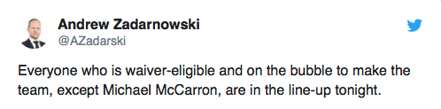 La fin pour Mike Mccarron, OU...