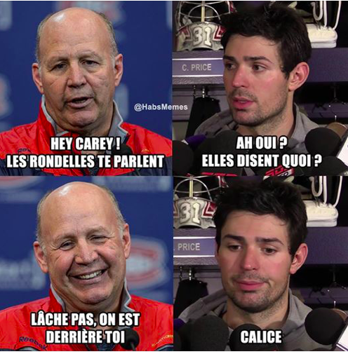 LA JOKE DE L'ANNÉE sur Carey Price!!!!