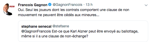 La meilleure façon de se débarrasser de Karl Alzner...