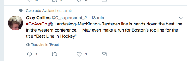La MEILLEURE LIGNE de L'OUEST....et de la LNH?