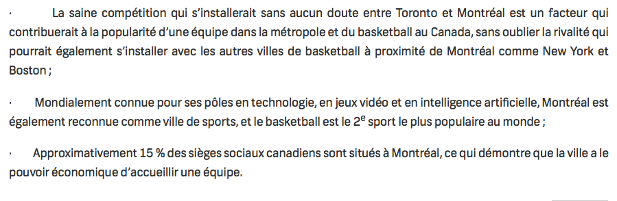 La NBA à Montréal?