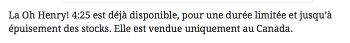 La OH HENRY, version MARIJUANA, va donner des idées..