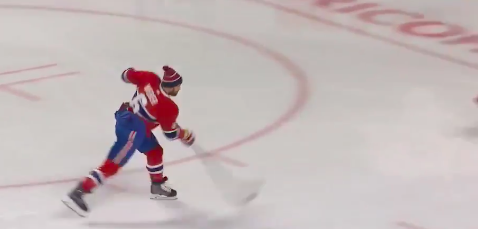 La pauvre gardienne pensait à une FEINTE de Shea Weber..