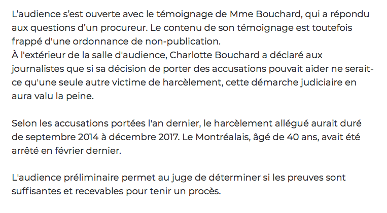 La petite soeur de GENIE BOUCHARD....a TÉMOIGNÉ...