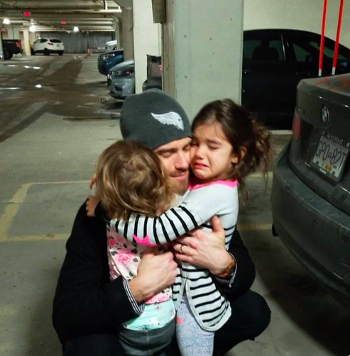 La photo nous a fait pleurer..