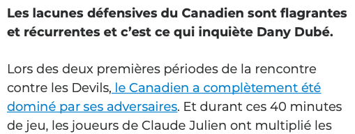 La PIRE DÉFENSIVE de TOUTE LA LNH...