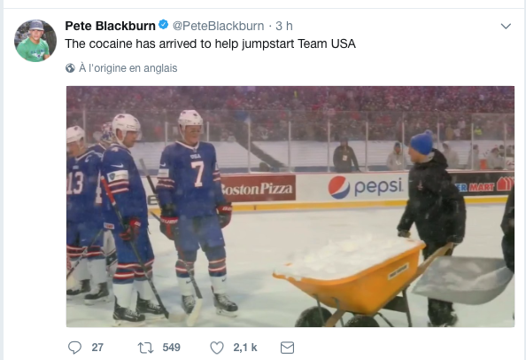 LA POUDRASSE a réveillé les joueurs des USA...